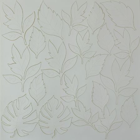 Ecopelle nappa foglie